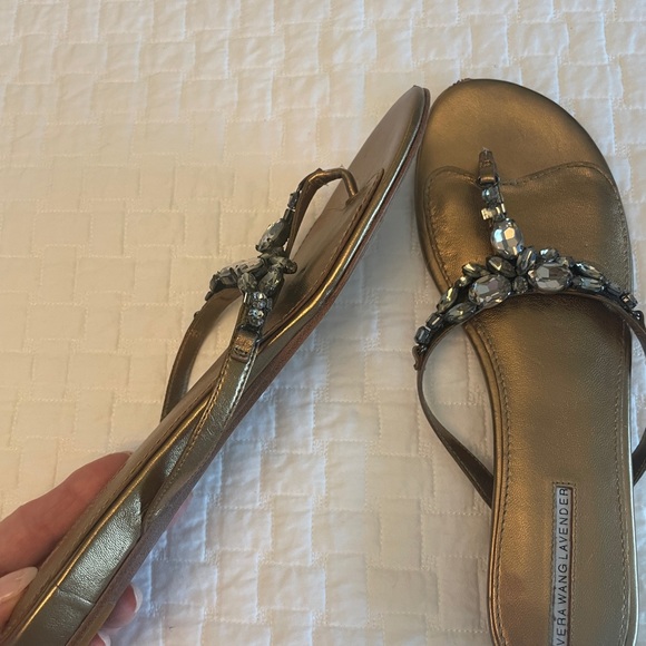 Vera Wang Lavender (brand name) Jeweled Sandals - Picture 2 of 5